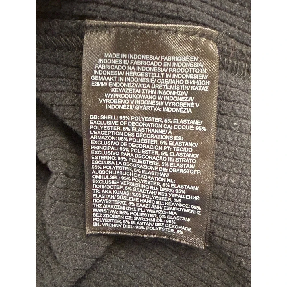 The North Face Mens AWS Classrooms Quarter Zip Fleece Pullover Black Medium - Picture 10 of 13